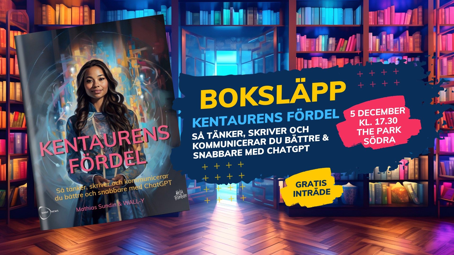 📚 Boksläpp: AI-bok skriven av människa (jag!) och AI (WALL-Y)