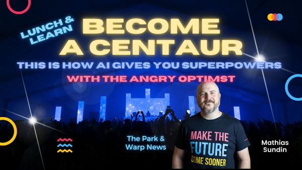 🦾 My AI talk: Become a centaur - how to use AI to get superpowers