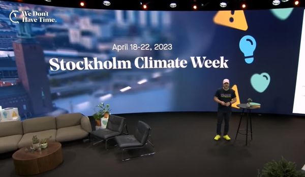 🌊 My talk at Stockholm Climate Week: A tsunami of climate solutions